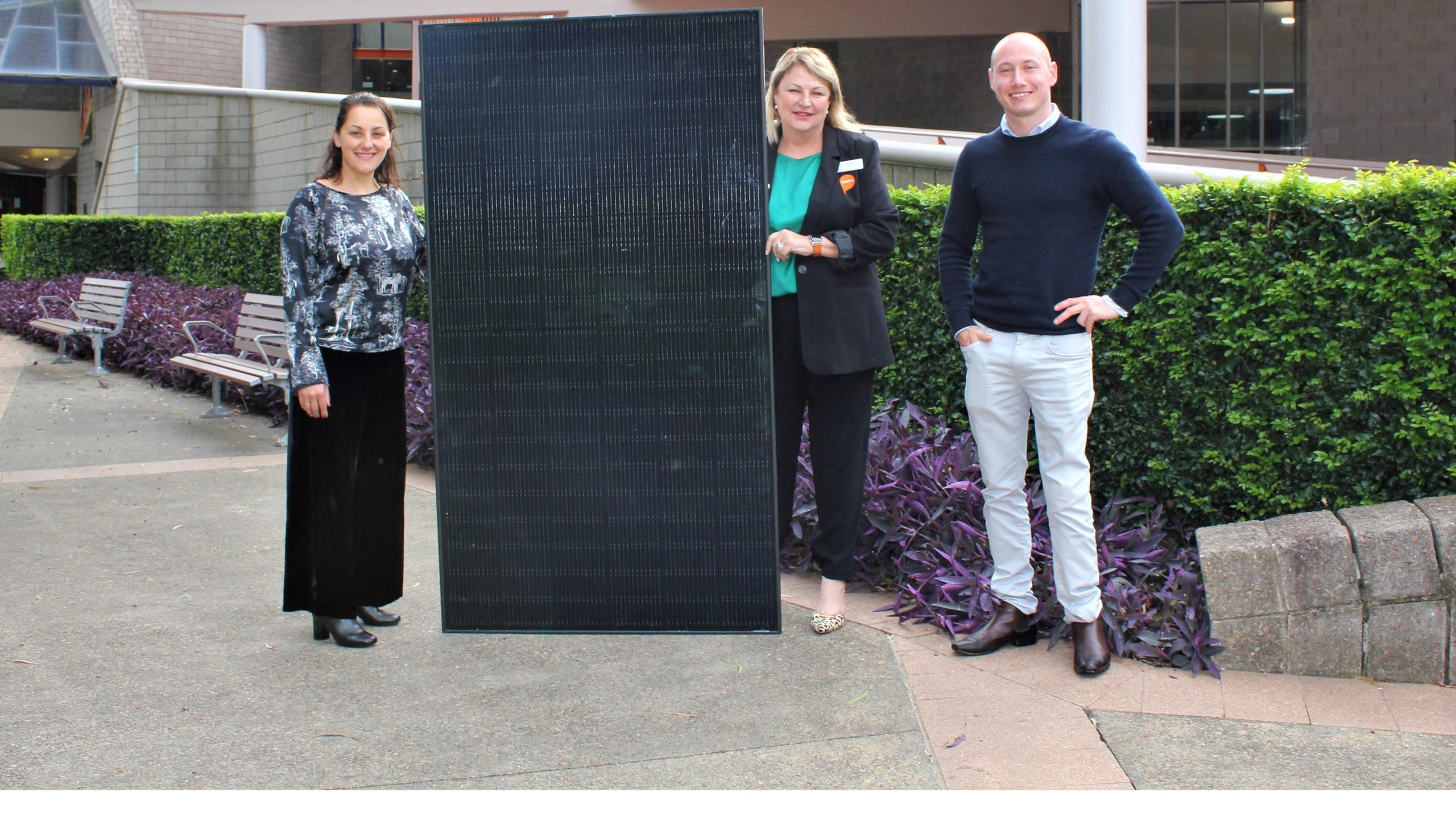 Manager Sustainability and Environment at Endeavour Energy, Gina Pavlovic, Penrith Mayor Tricia Hitchen and AEF’s NSW Account Manager Energy Services for Households, Angus Taylor, met in Penrith to discuss the Energy Concierge program.